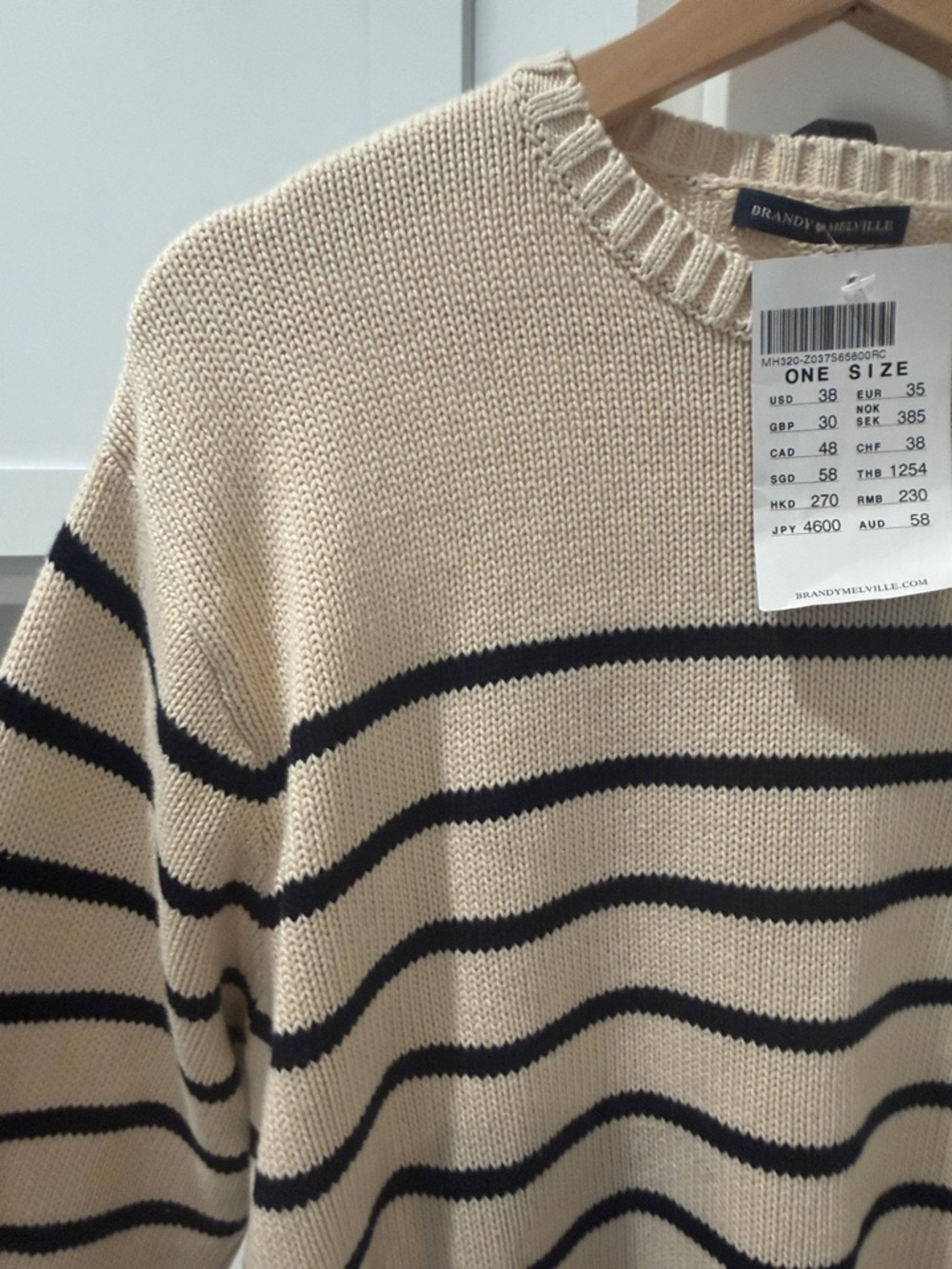 Brandy Melville Striped Sweater - Picture 3 of 7